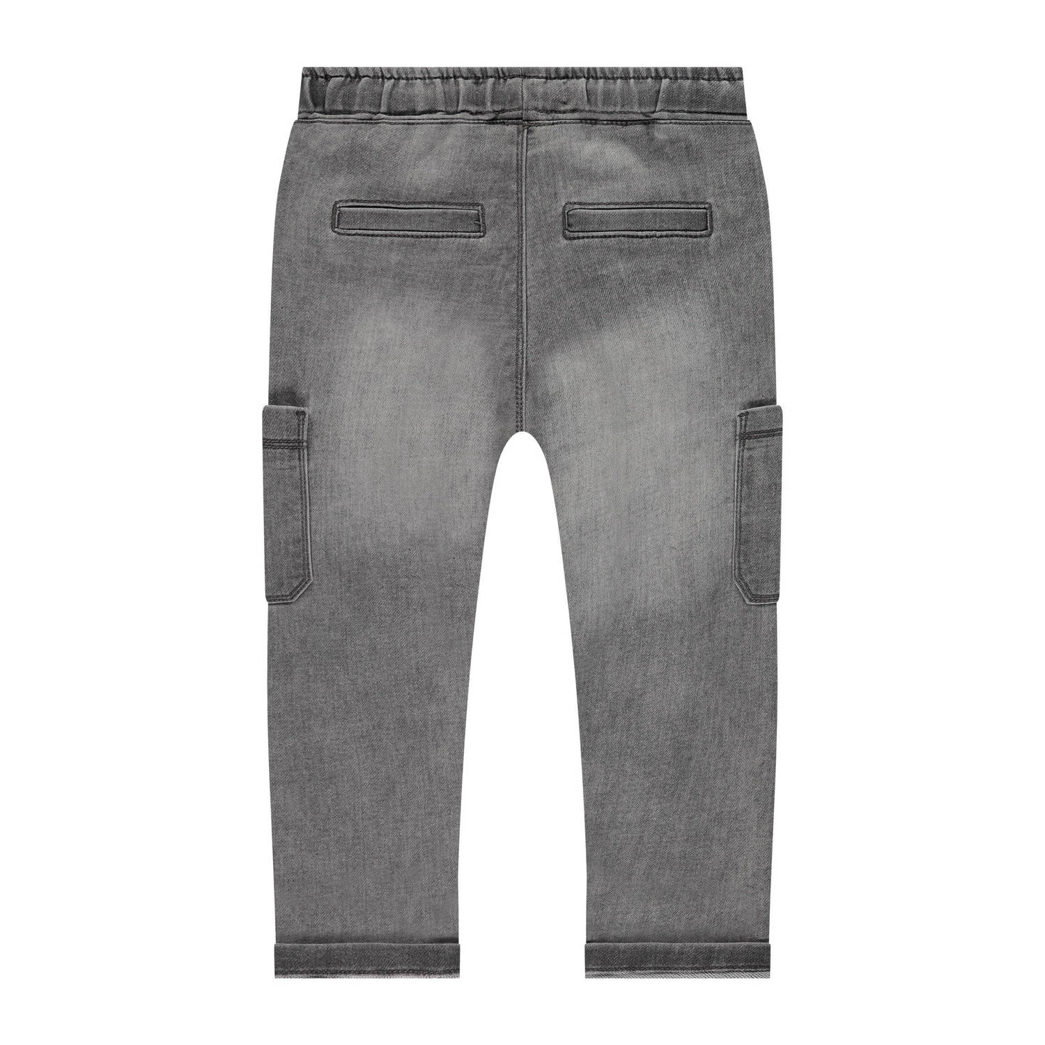Stains&Stories regular fit jeans grijs