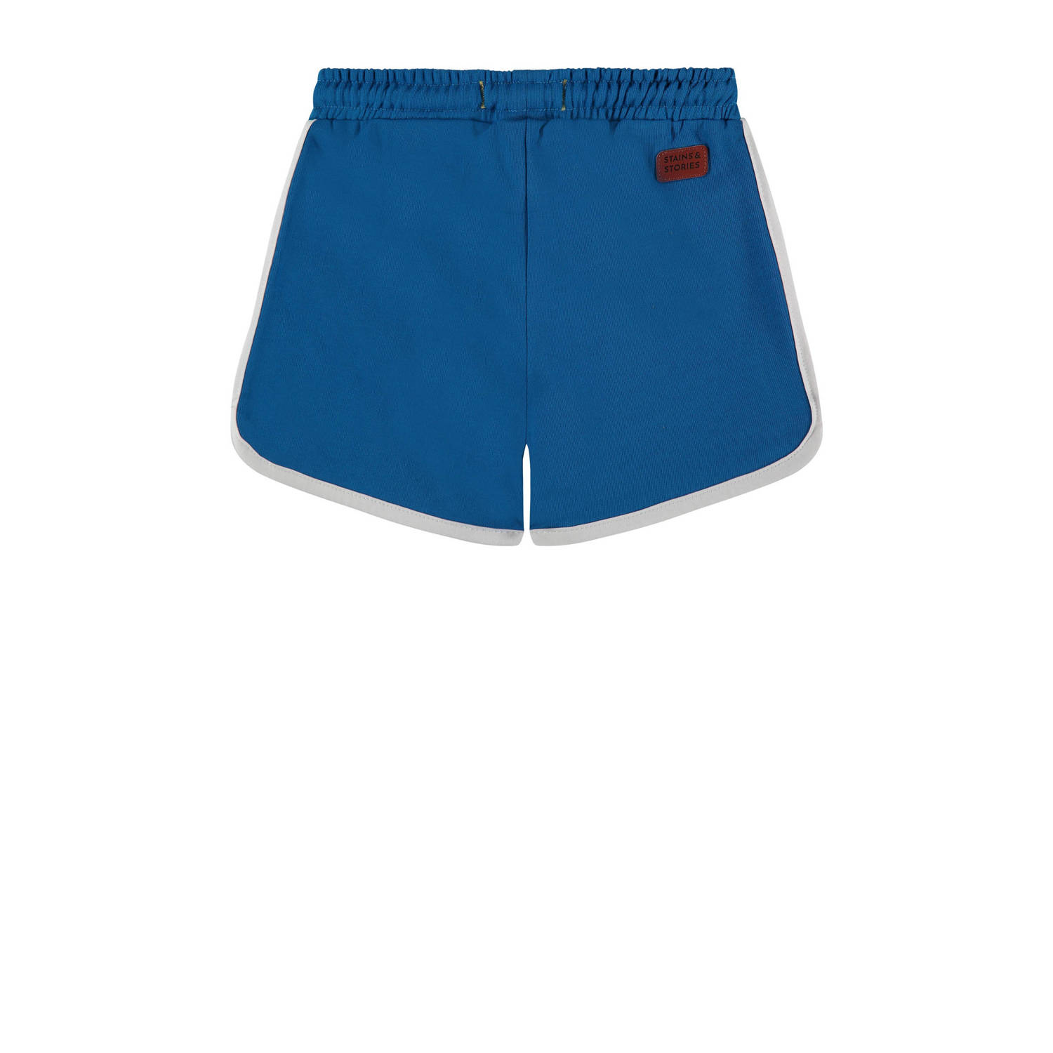 Stains&Stories sweatshort felblauw