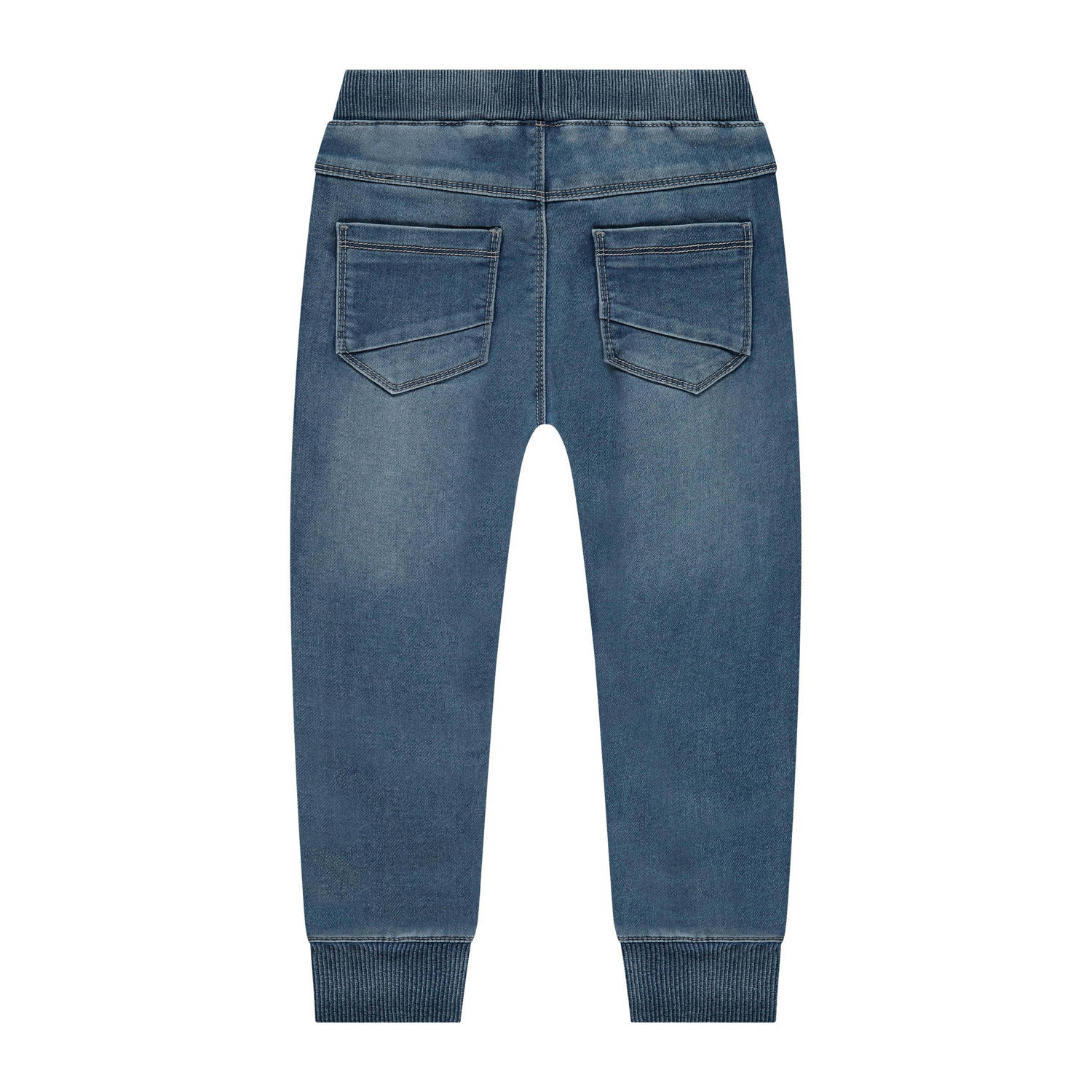 Stains&Stories regular fit jeans blauw