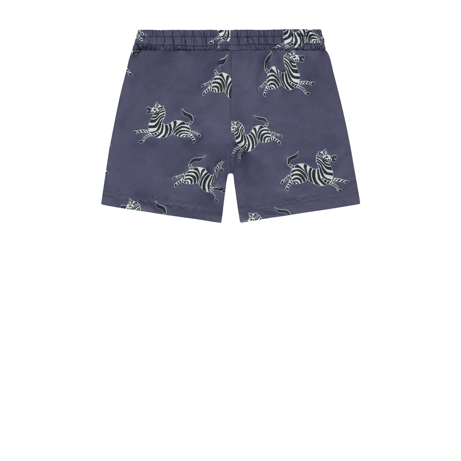 Stains&Stories zwemshort donkerblauw wit