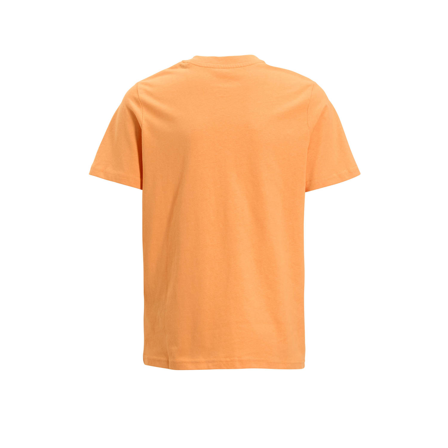 JACK & JONES JUNIOR T-shirt JCOPHOTO met logo oranje