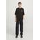JACK & JONES JUNIOR junior loose fit gebreide cargobroek - zwart