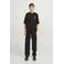 JACK & JONES JUNIOR loose fit cargobroek JPSTKANE JJHARLOW zwart