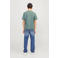 JACK & JONES JUNIOR T-shirt JORVESTERBRO met tekst zachtgroen