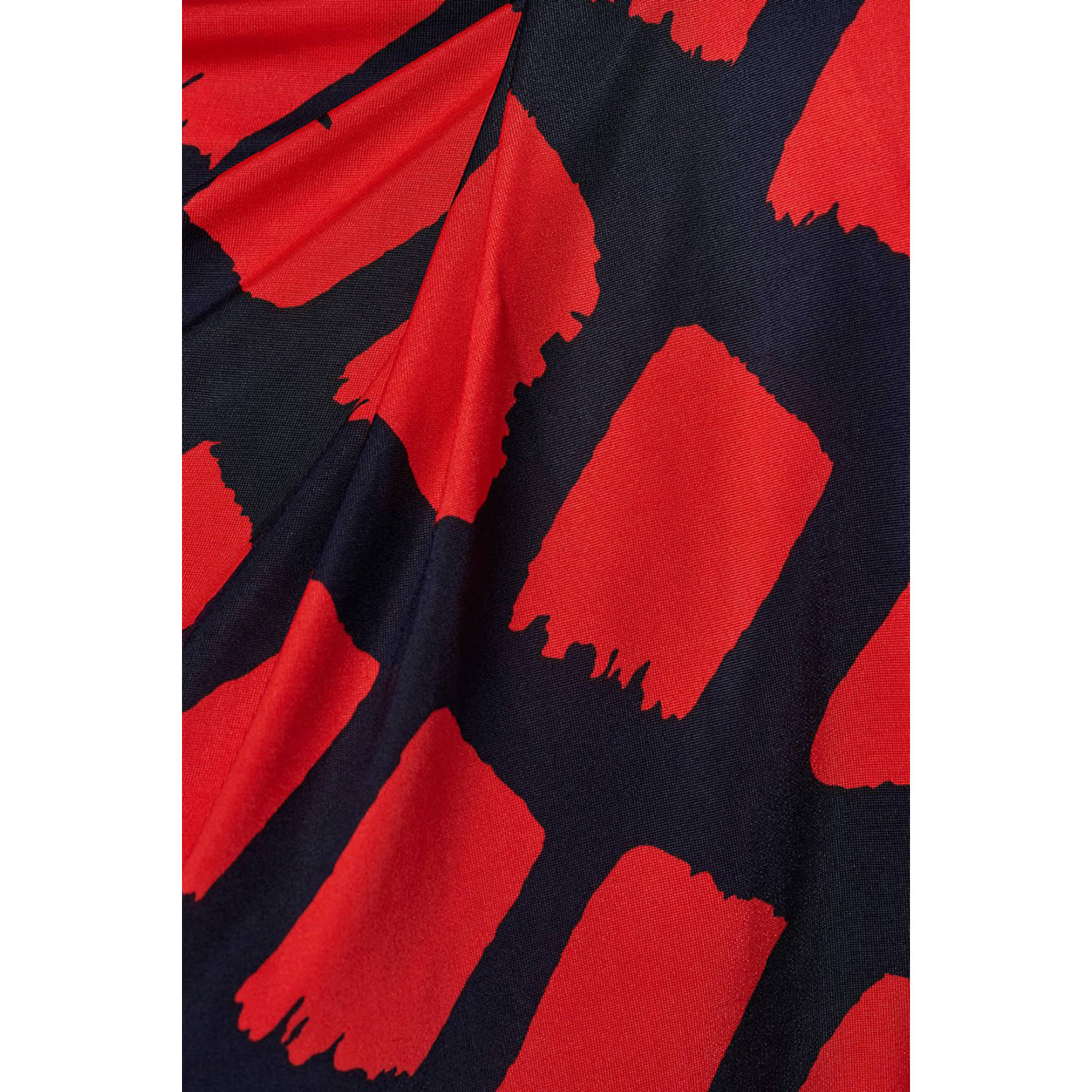 Mart Visser jersey top Harrison met grafische print navy rood