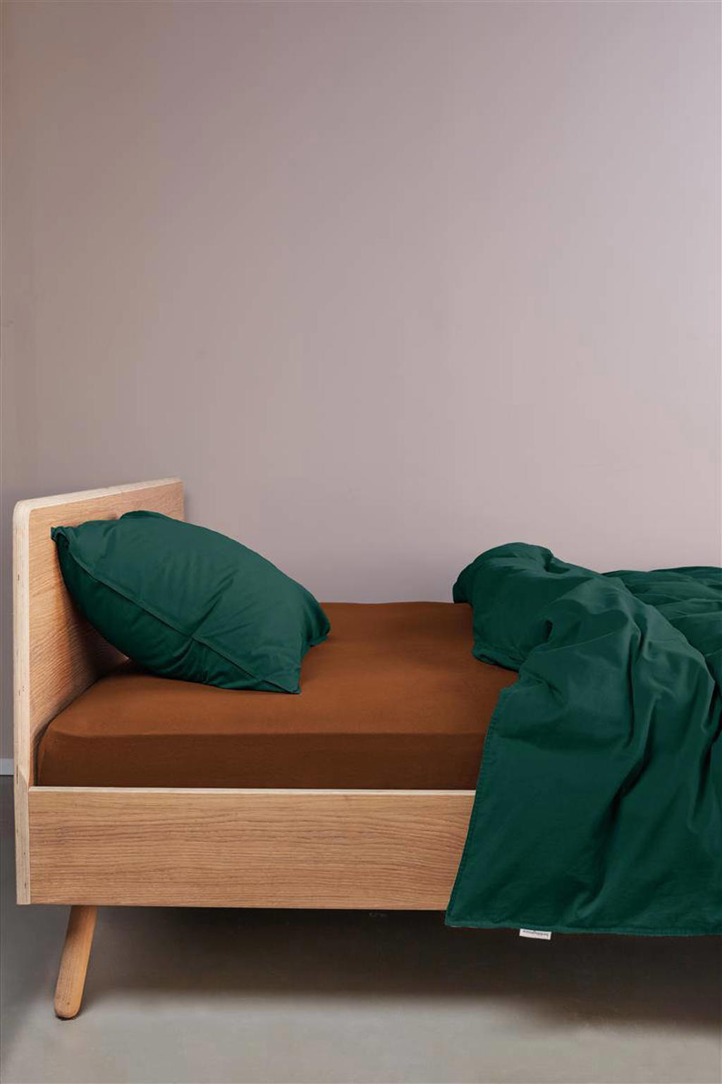 Beddinghouse jersey hoeslaken steenrood wehkamp