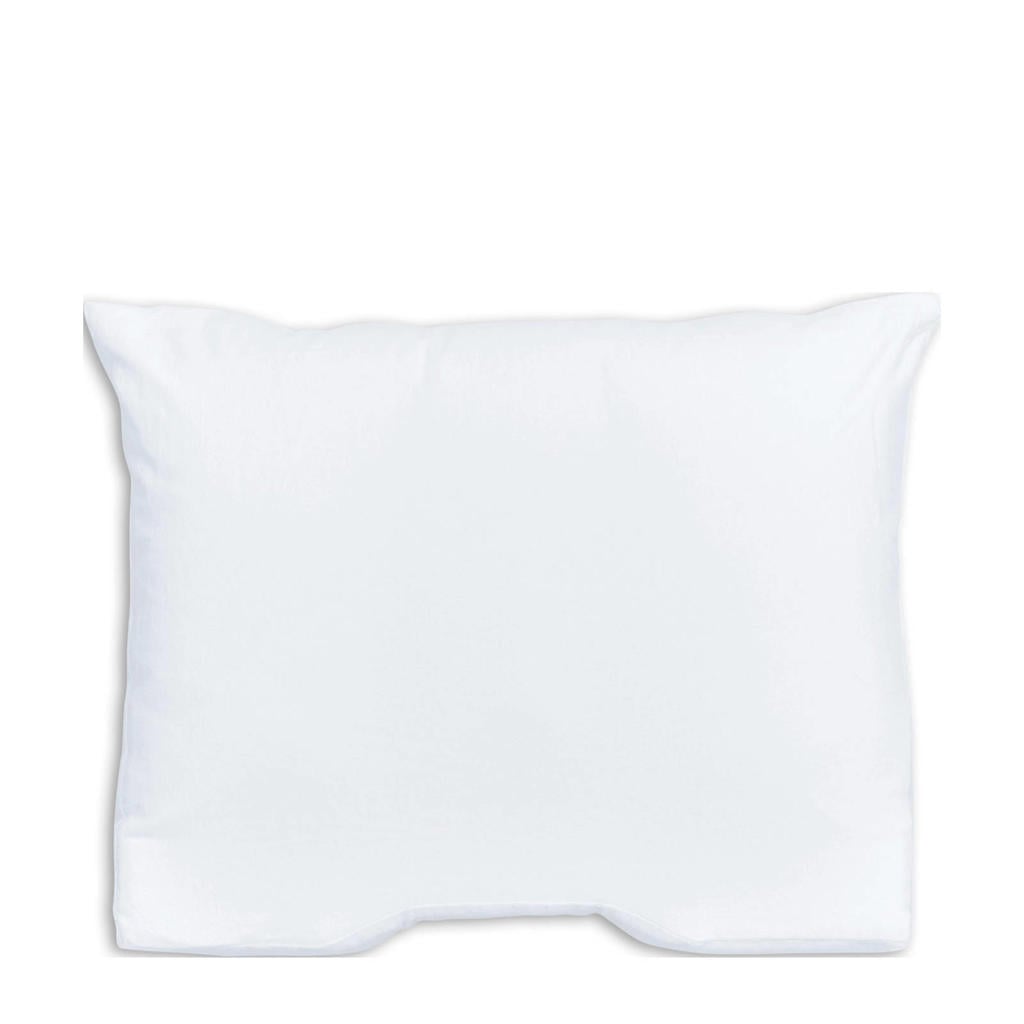 Silvana Support Oranje flanellen molton kussensloop 60x70 cm - wit