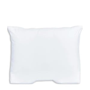 Support Oranje flanellen molton kussensloop 60x70 cm - wit