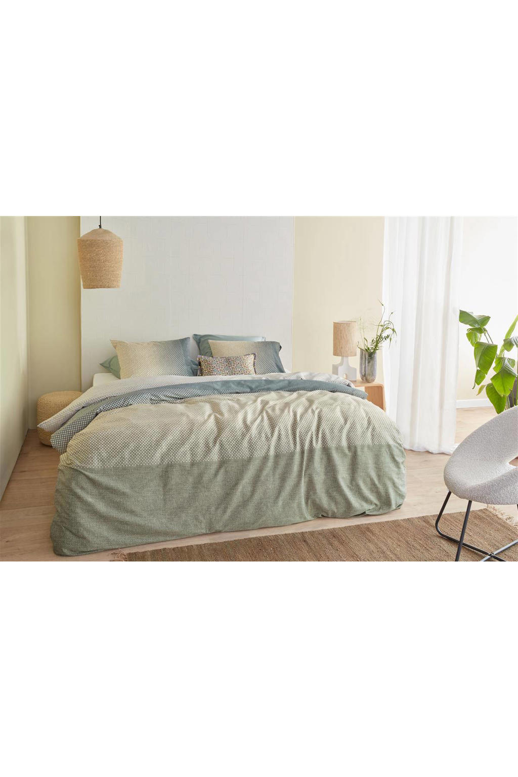 Beddinghouse katoen satijnen dekbedovertrek 2 persoons (200x220 cm