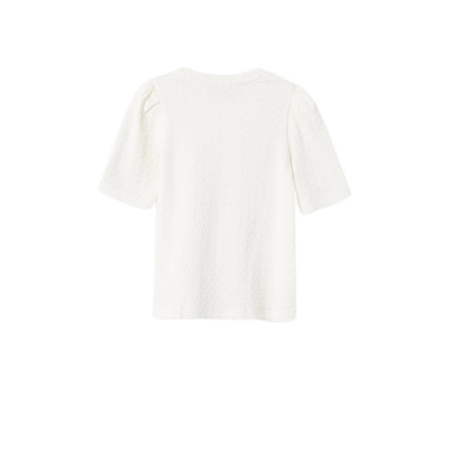 NAME IT KIDS T-shirt NKFBISANJA wit