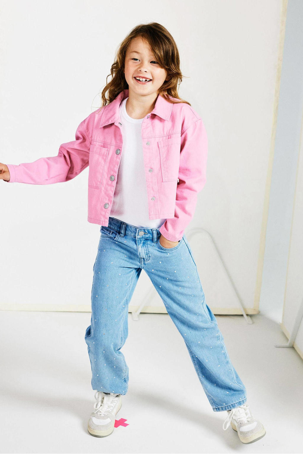 NAME IT KIDS straight leg jeans NKFROSE light blue denim