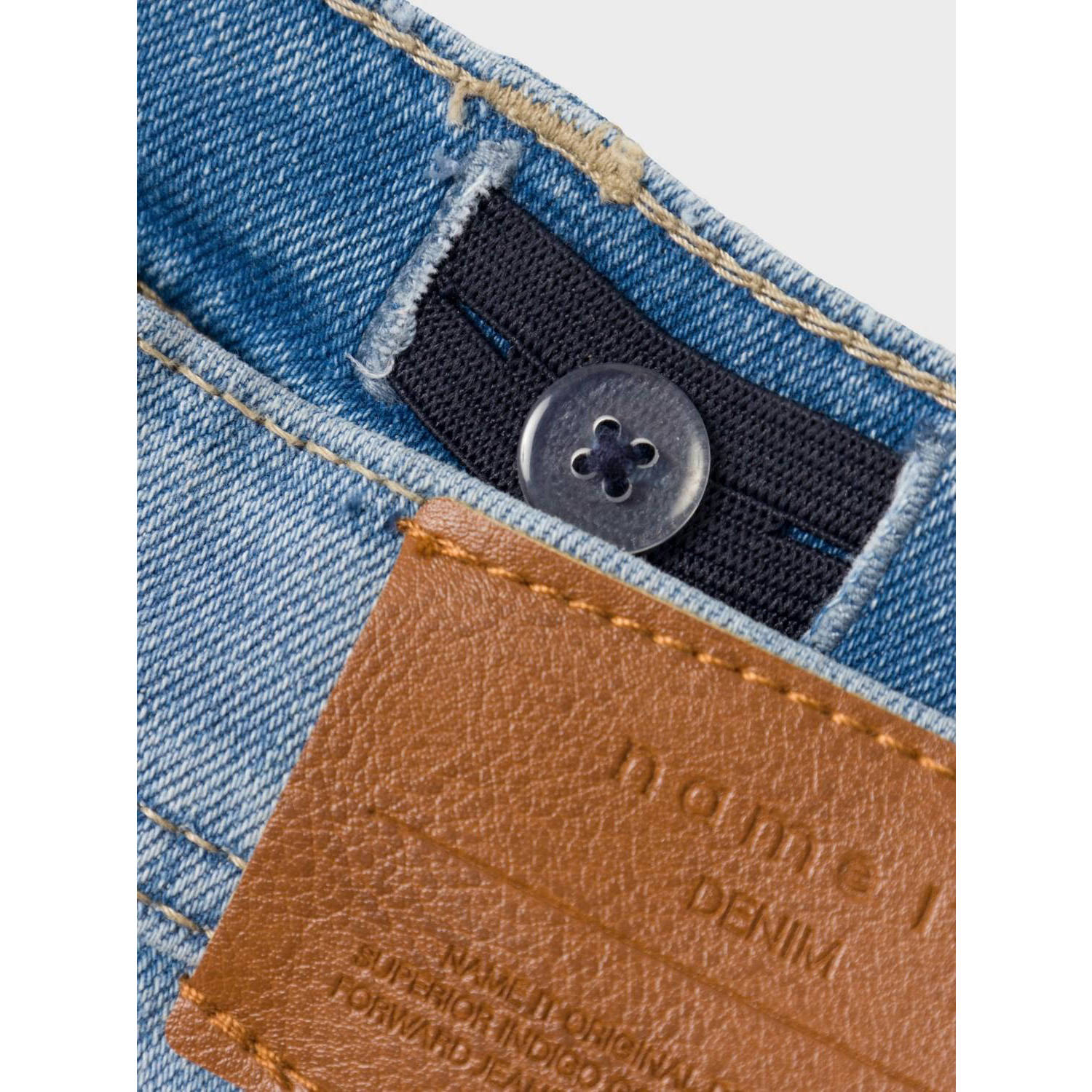 NAME IT KIDS slim fit jeans NMMSILAS light blue denim