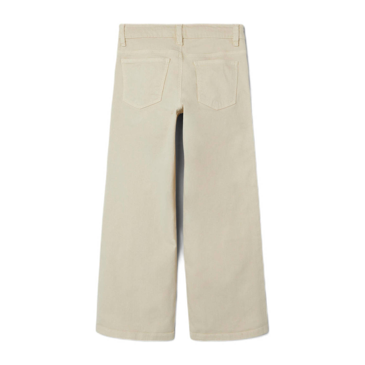 NAME IT KIDS wide leg jeans NKFROSE ecru