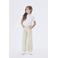 NAME IT KIDS wide leg jeans NKFROSE ecru
