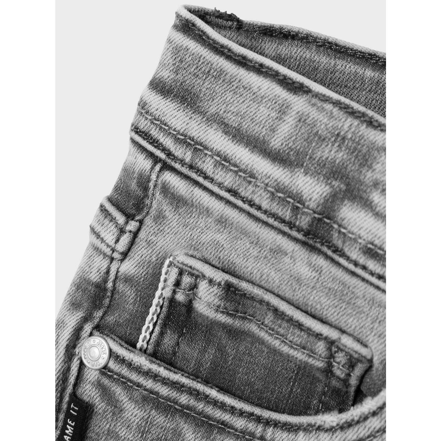 NAME IT KIDS slim fit jeans NKMPETE light grey denim