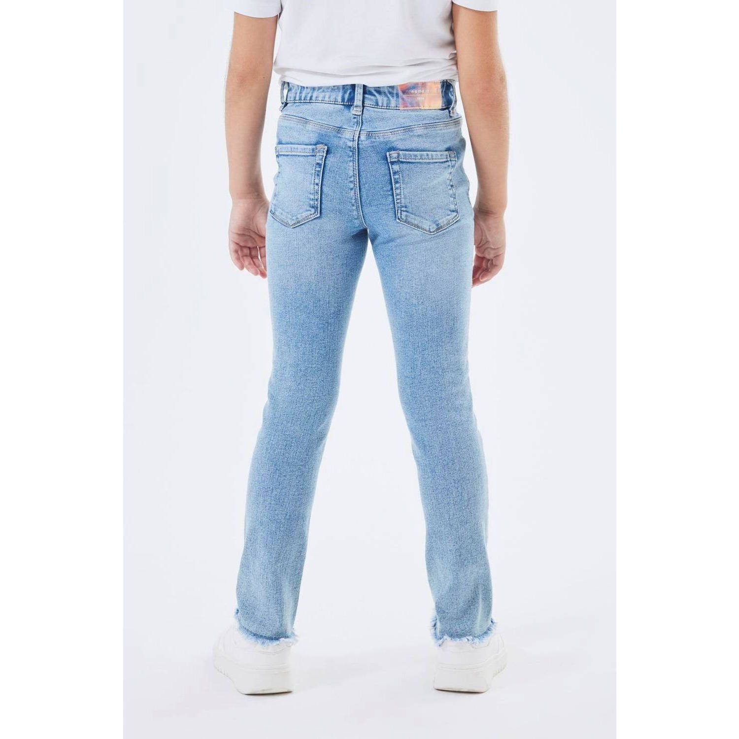 NAME IT KIDS skinny jeans NKFPOLLY light blue denim