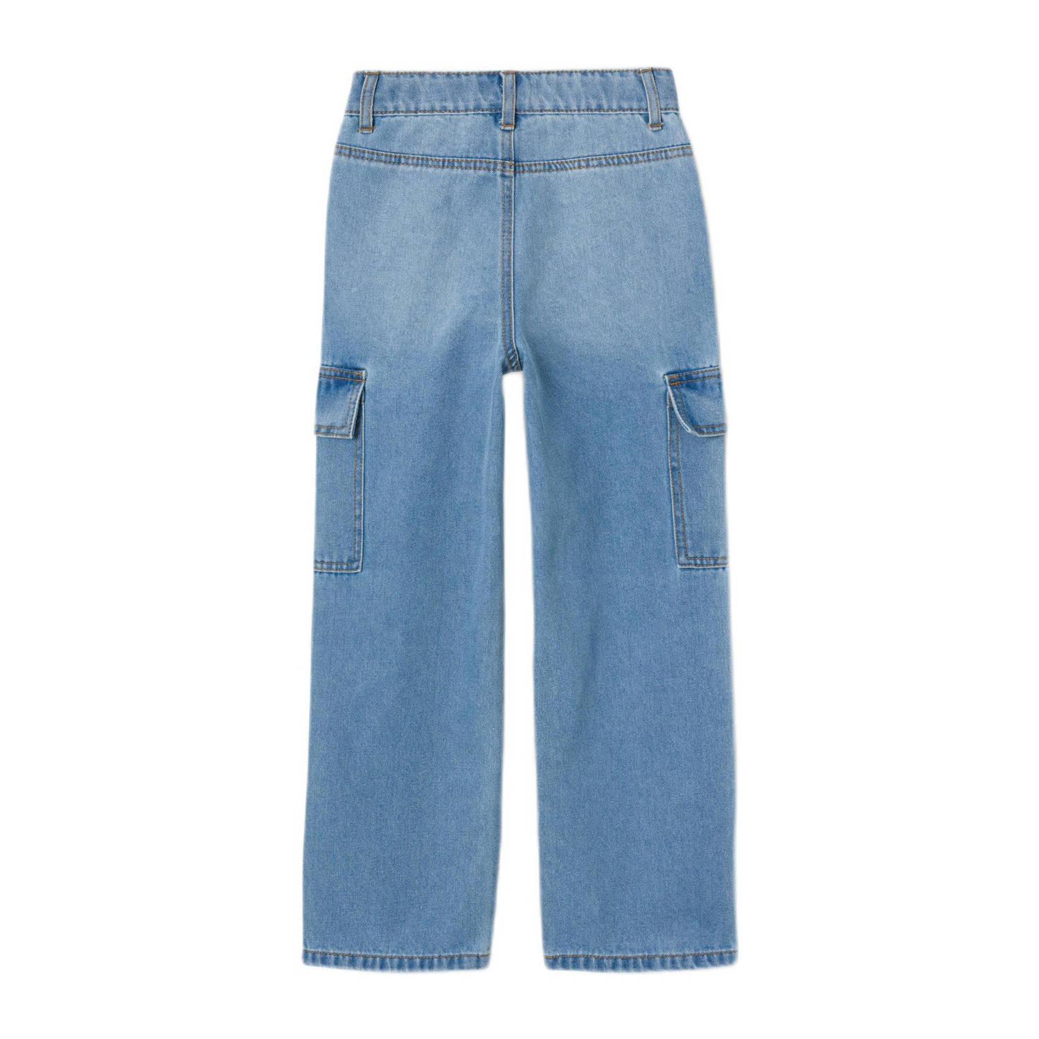 NAME IT KIDS wide leg jeans NKFROSE light blue denim