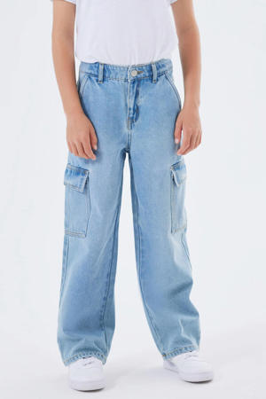 wide leg jeans NKFROSE light blue denim