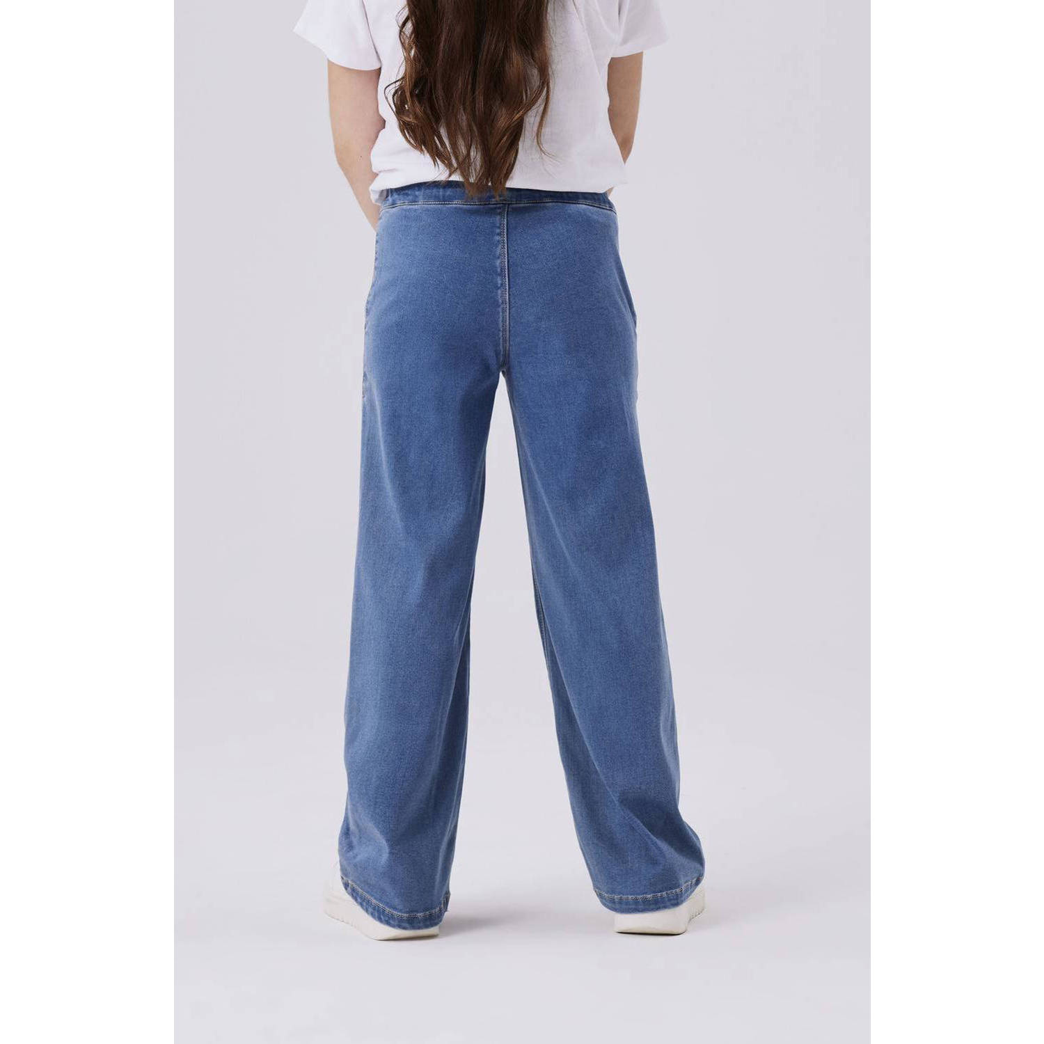 Name it KIDS flared jeans NKFSALLI light blue denim Blauw Meisjes Lyocell 116