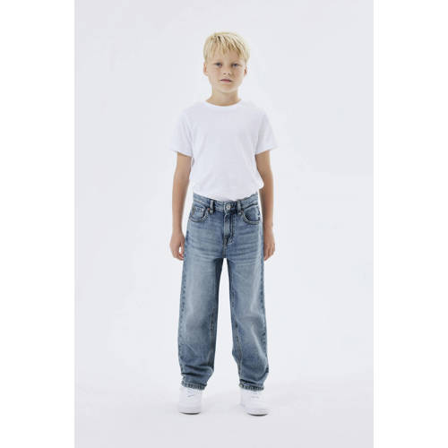 NAME IT KIDS straight fit jeans NKMRYAN medium blue denim afbeelding