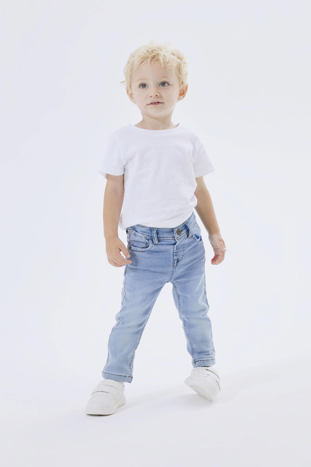 NAME IT MINI slim fit jeans NMMSILAS light blue denim