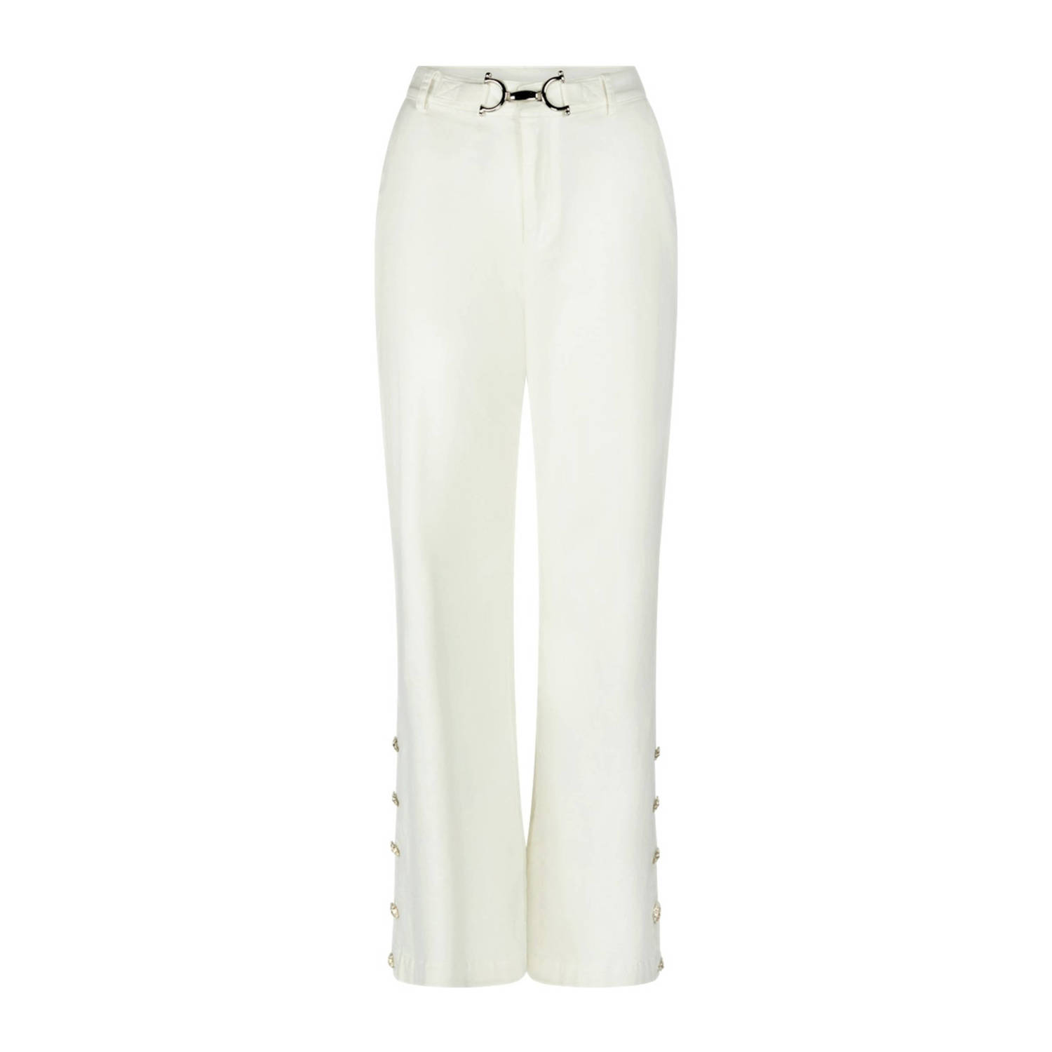 Aaiko wide leg pantalon wit