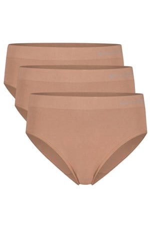 slip Belle met bamboe (set van 3) beige