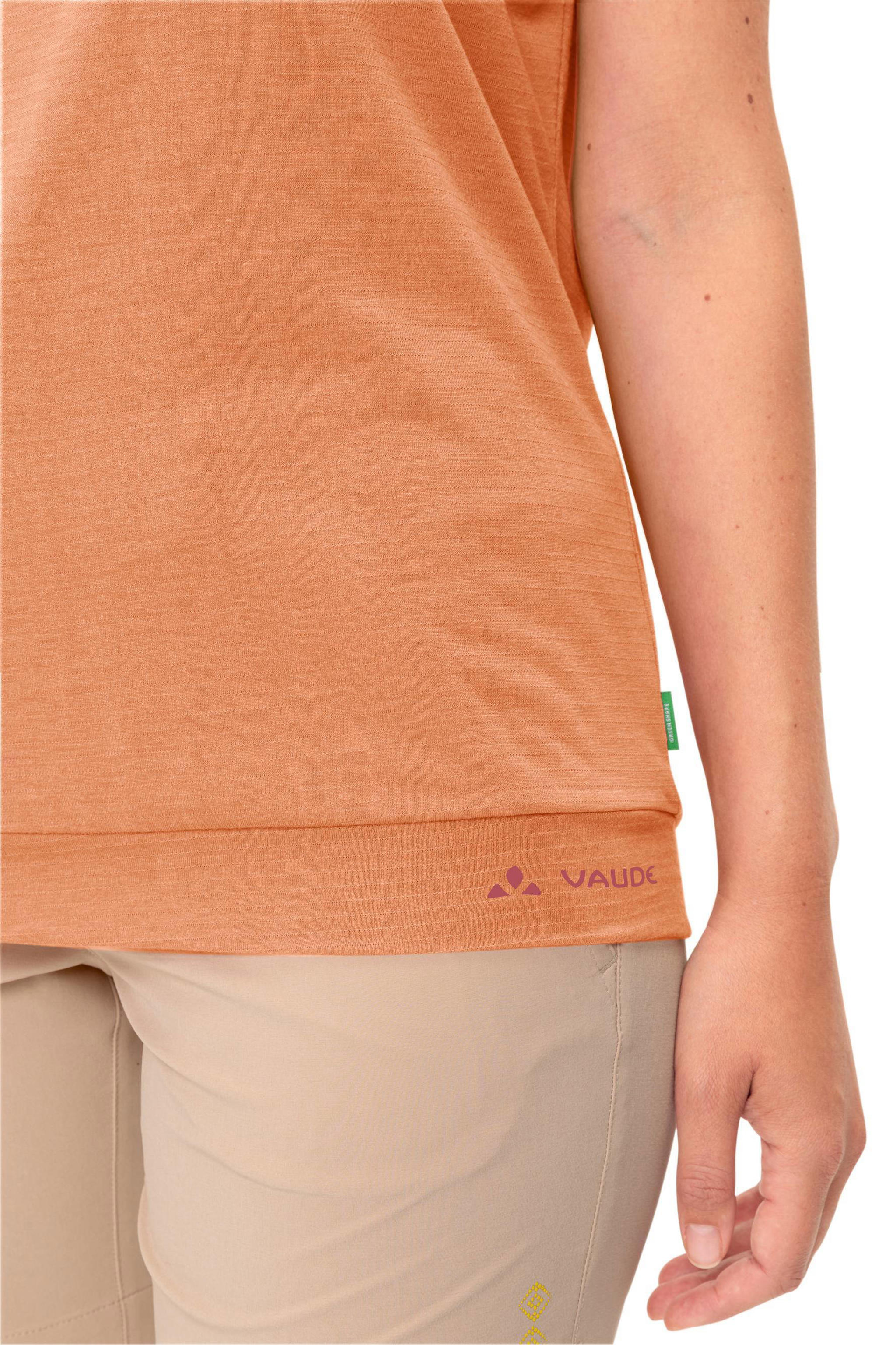 Oranje Skomer Print II buitenshirt van VAUDE