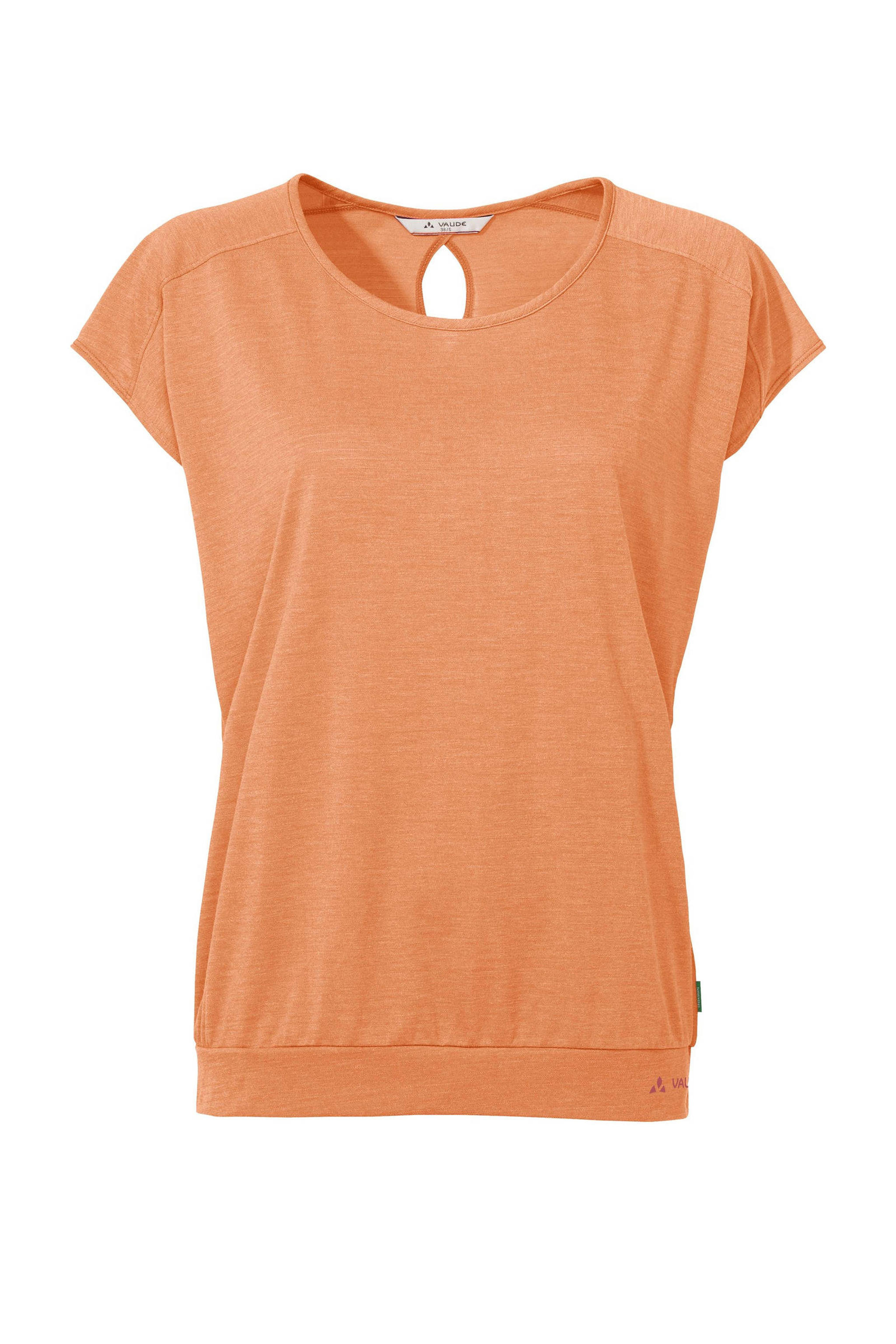 Oranje Skomer Print II buitenshirt van VAUDE