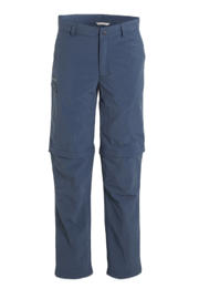 thumbnail: Blauwe jongens en meisjes VAUDE afritsbroek Dectective Antimos van polyamide met regular fit, regular waist en effen