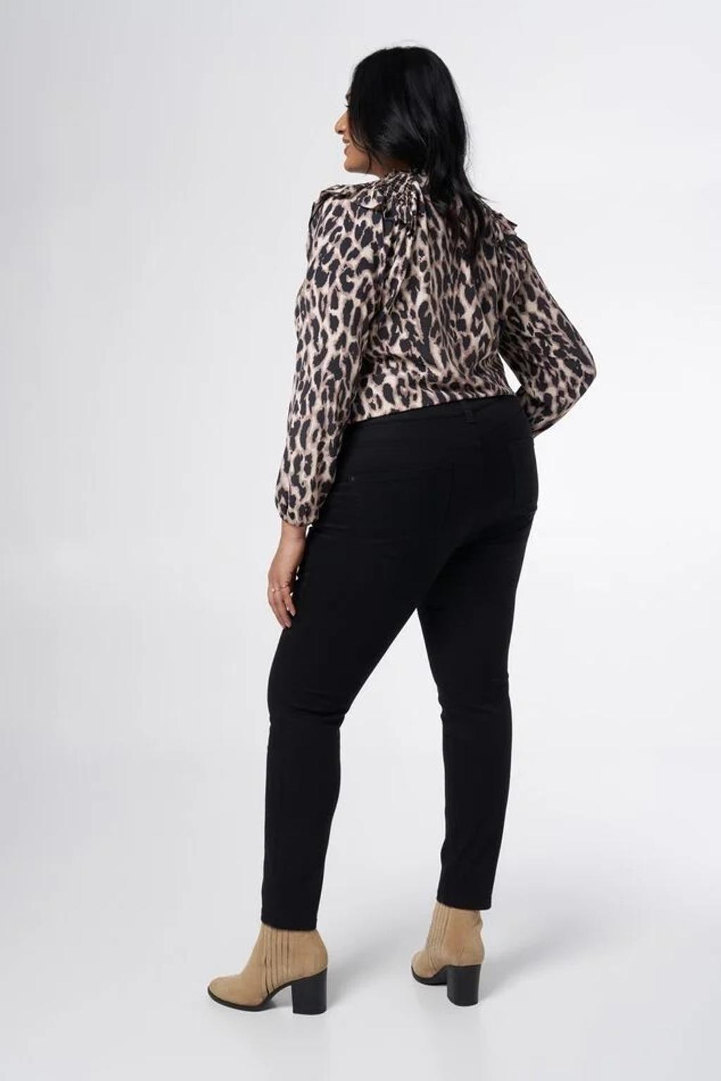 MS Mode slim fit jeans zwart
