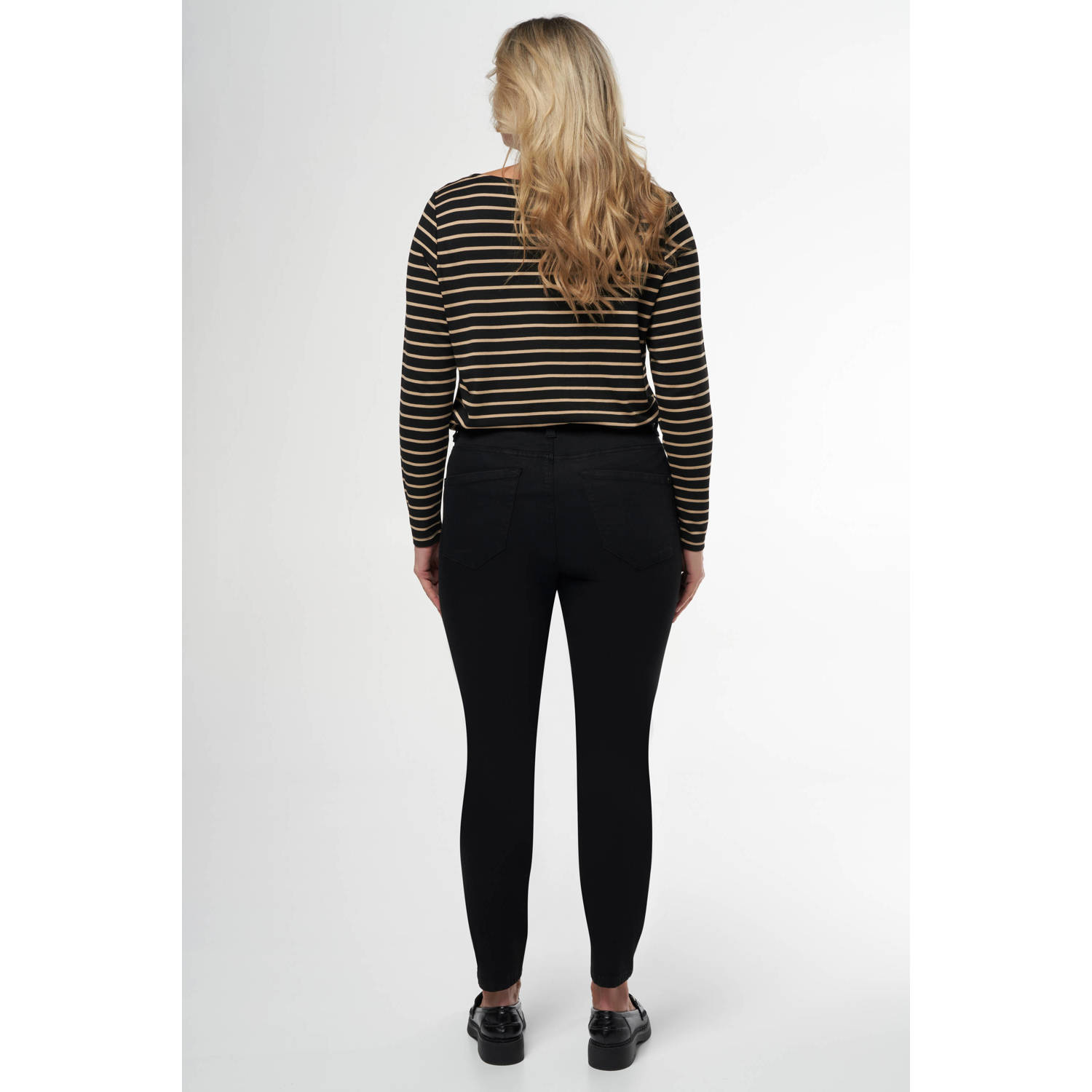 MS Mode slim fit jeans zwart