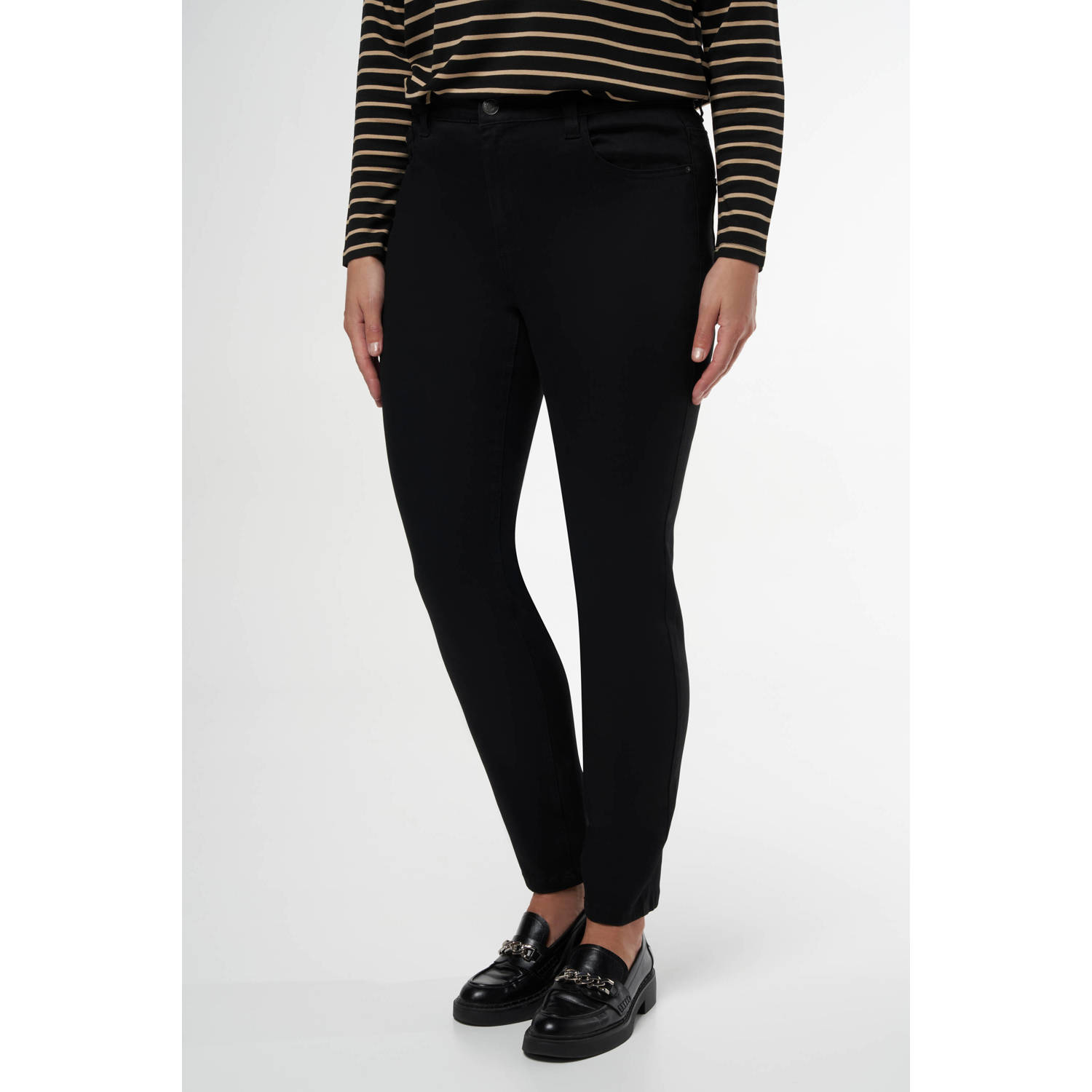 MS Mode slim fit jeans zwart