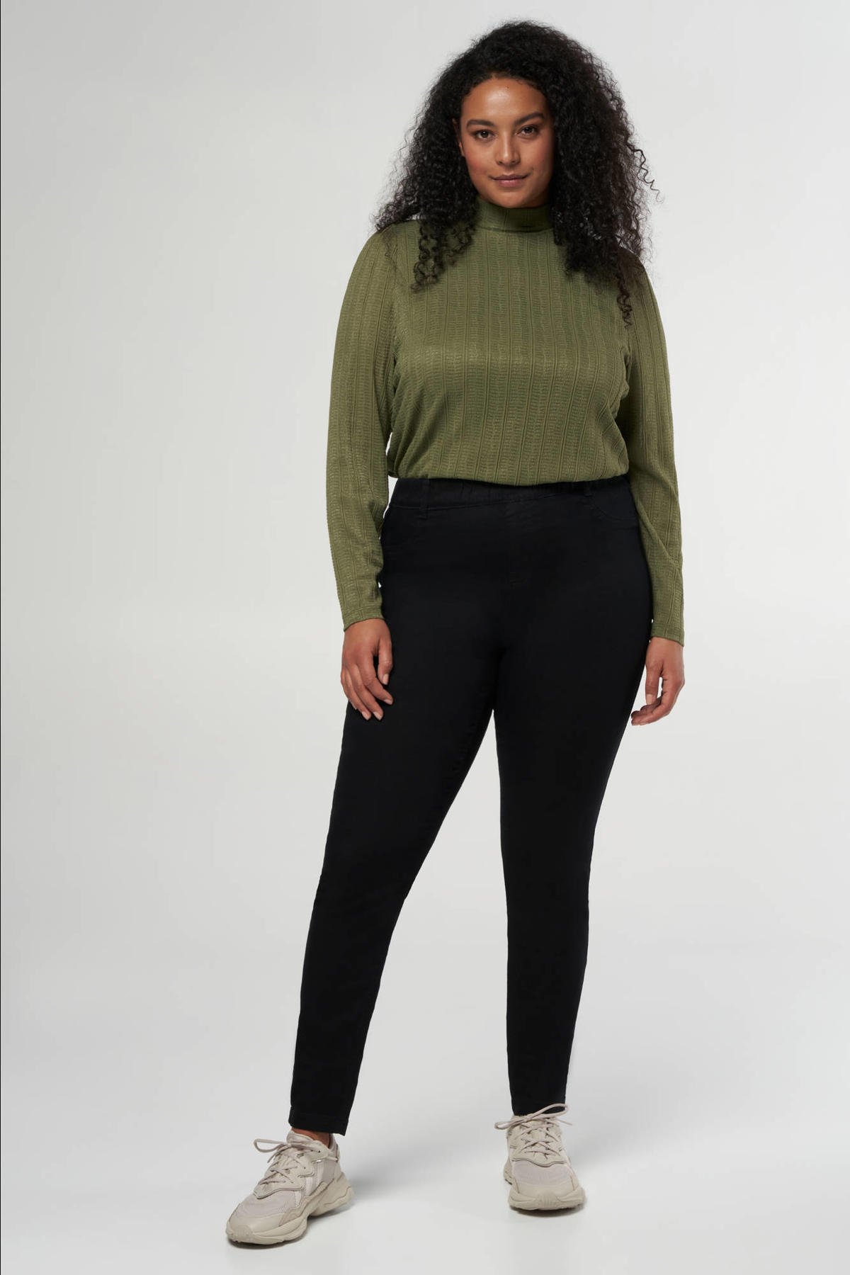 MS Mode skinny tregging zwart wehkamp