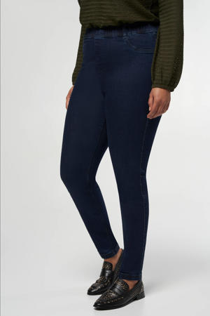 skinny tregging dark blue denim
