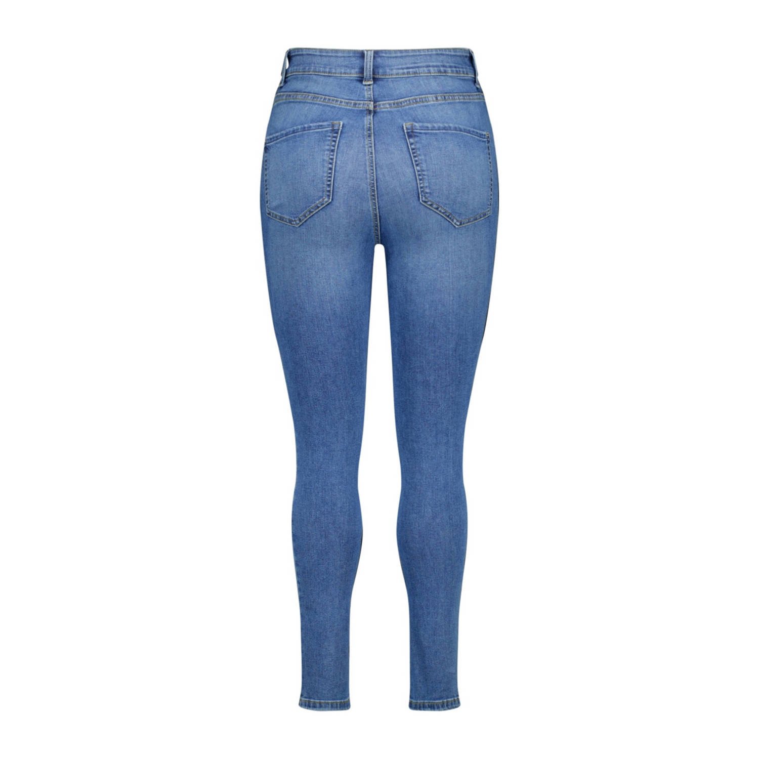 MS Mode high waist skinny jeans medium blue denim