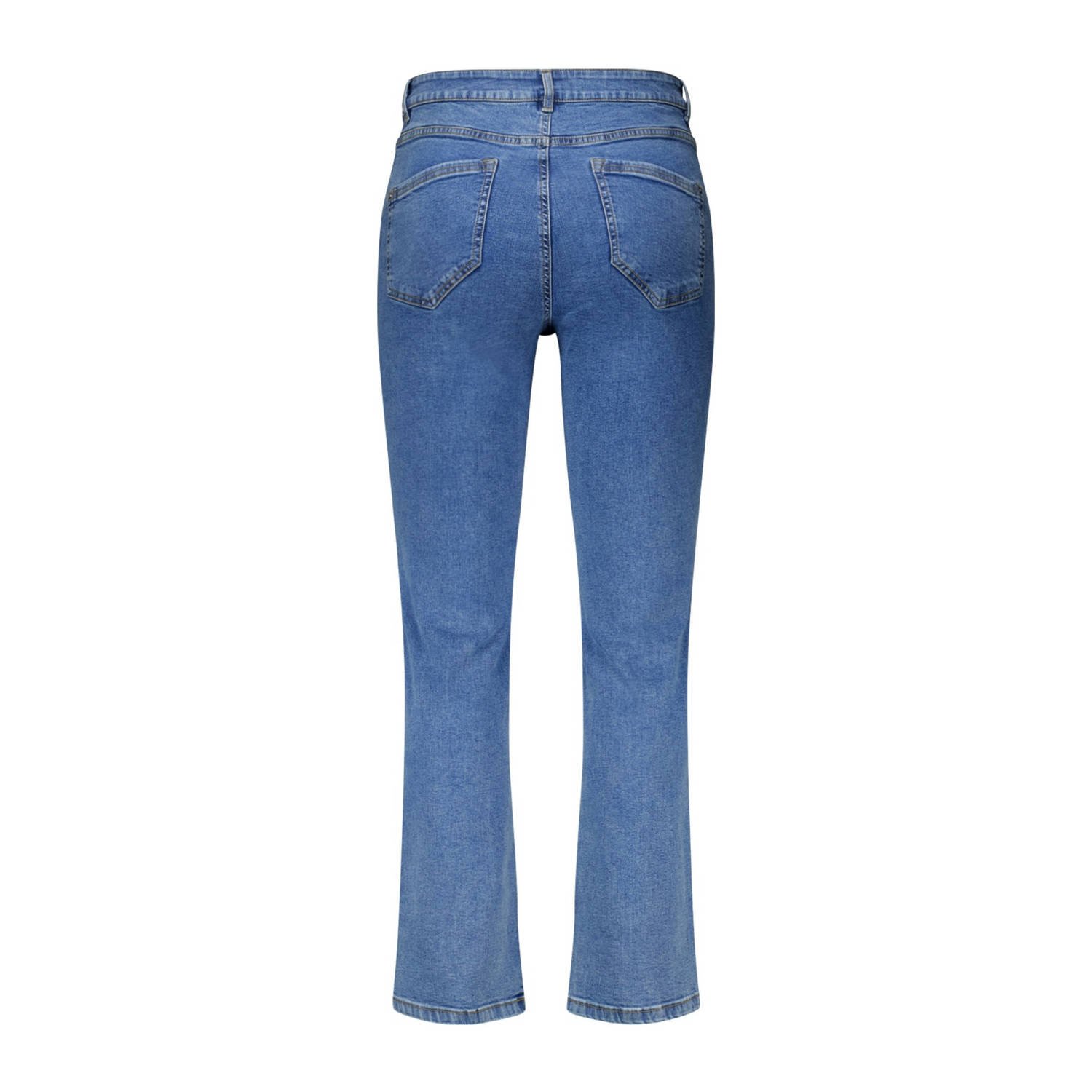 MS Mode straight jeans stonewashed light blue denim