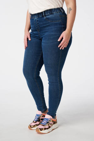 skinny tregging dark blue denim