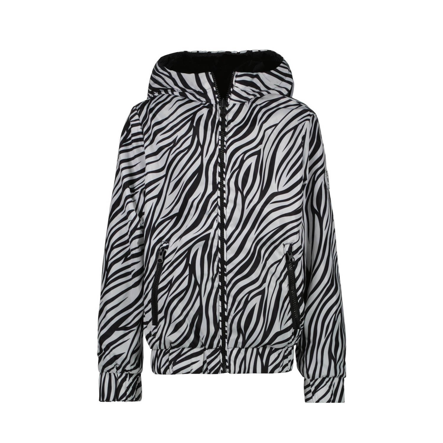 Cars reversible zomerjas GEWI met zebraprint zwart