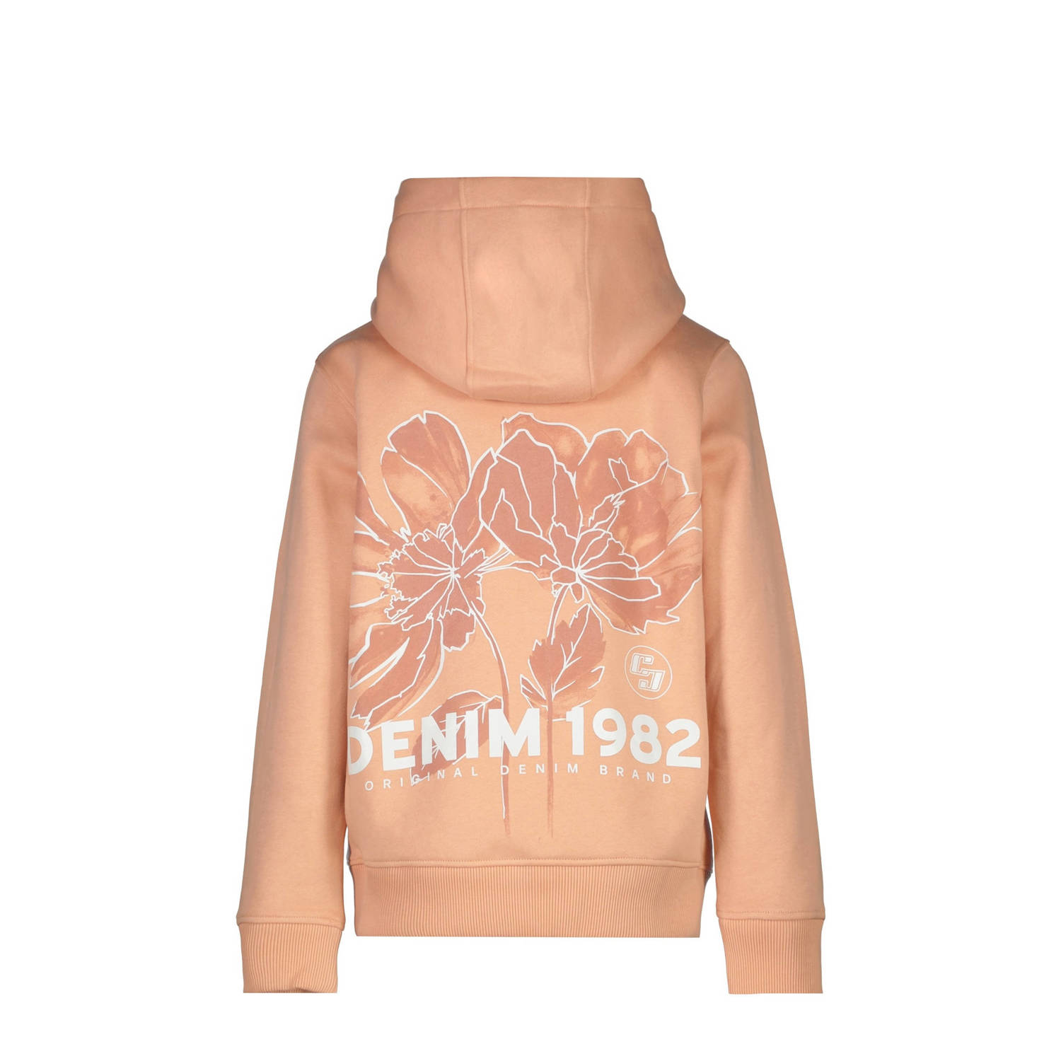 Cars hoodie DETANO met backprint oranje