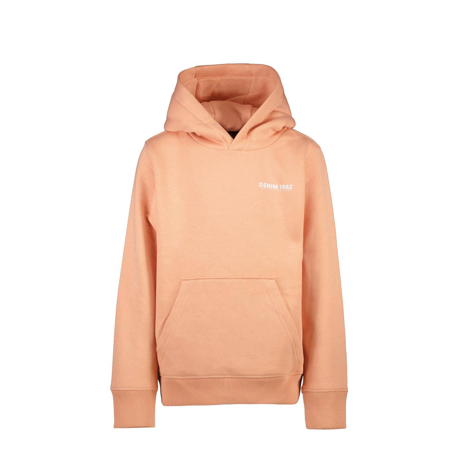 Cars hoodie DETANO met backprint oranje Sweater Backprint 140