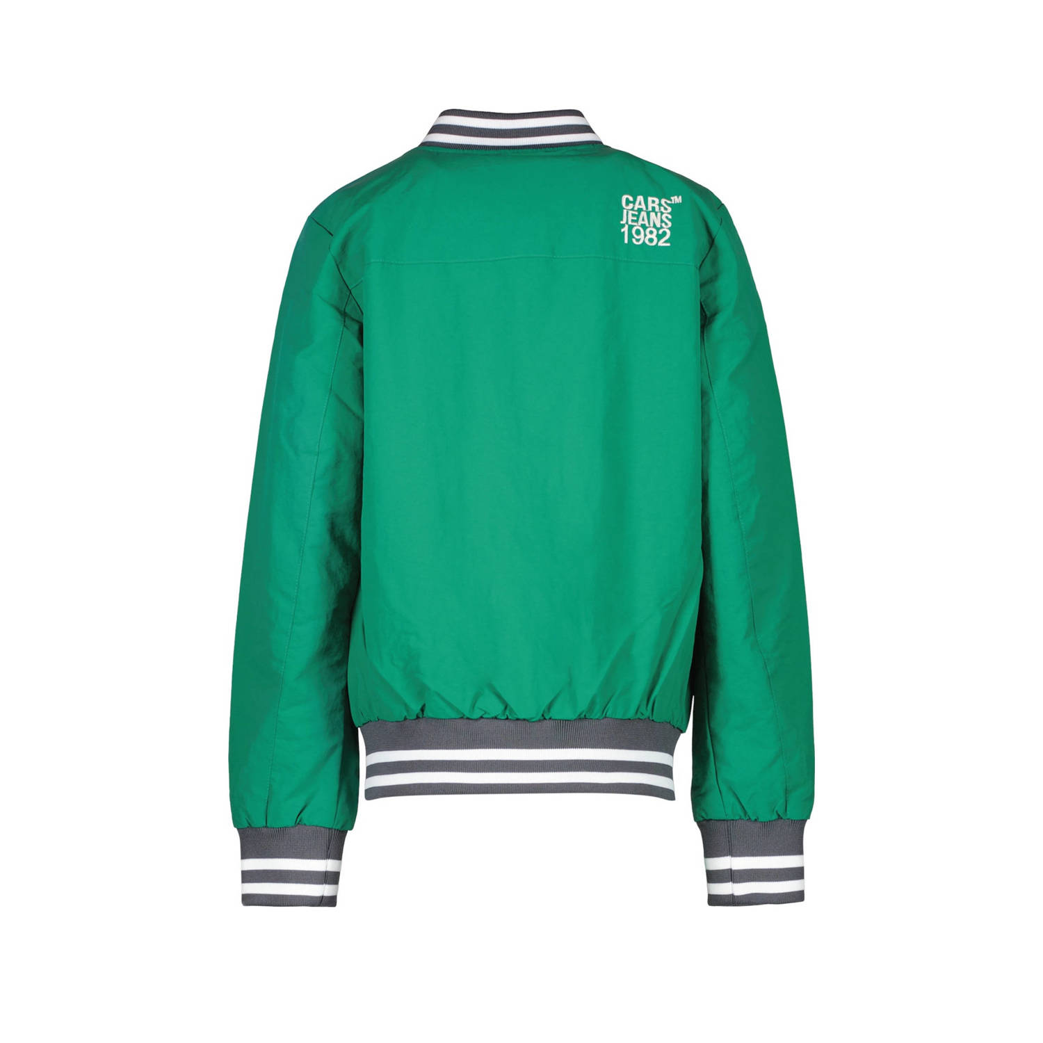 Cars baseball jacket JUSTIN met logo groen wit