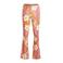 Cars flared broek MULTIA FLAIR met all over print roze/oranje/wit