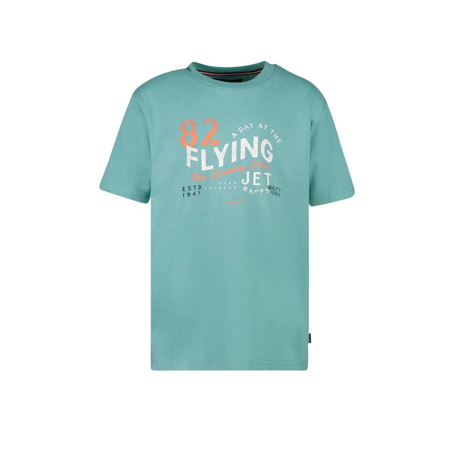 Cars T-shirt STEWY met printopdruk turquoise