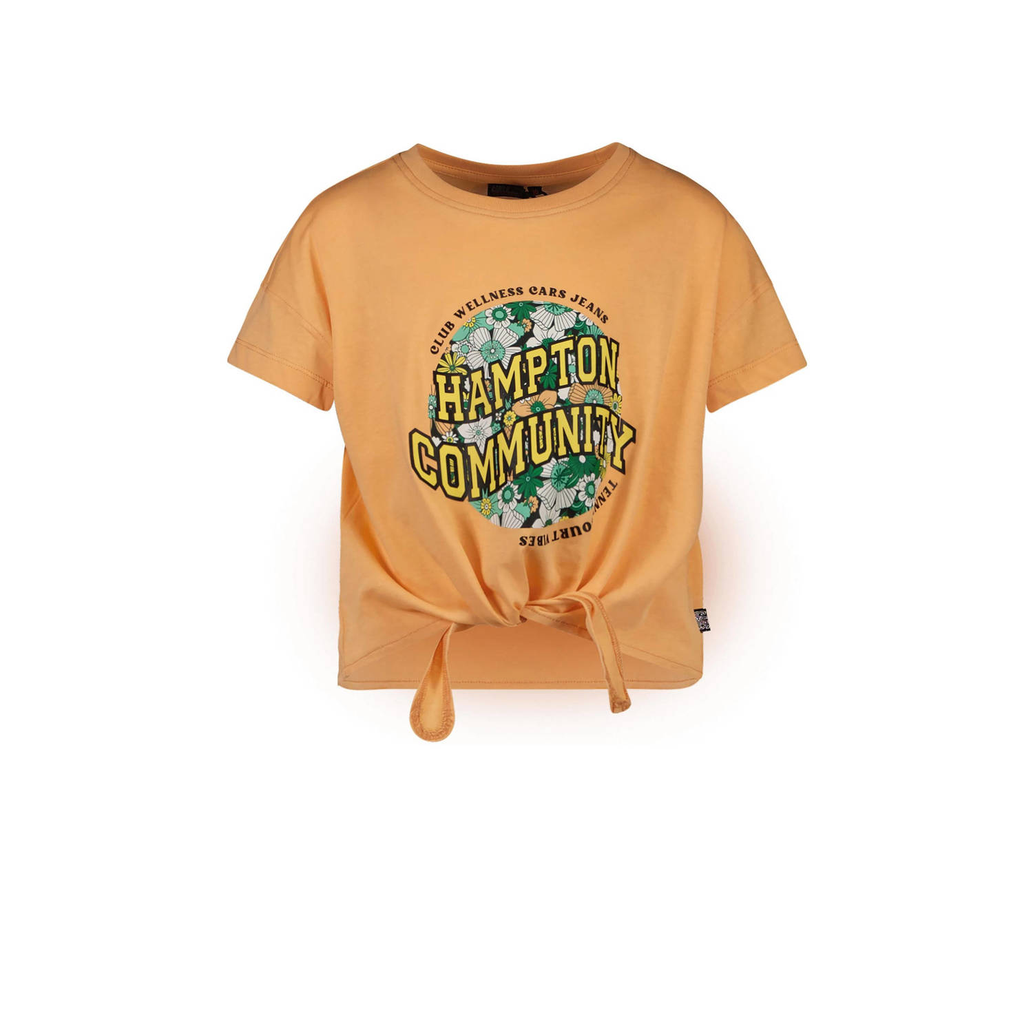 Cars T-shirt MADISON met printopdruk perzik Oranje Meisjes Katoen Ronde hals 116