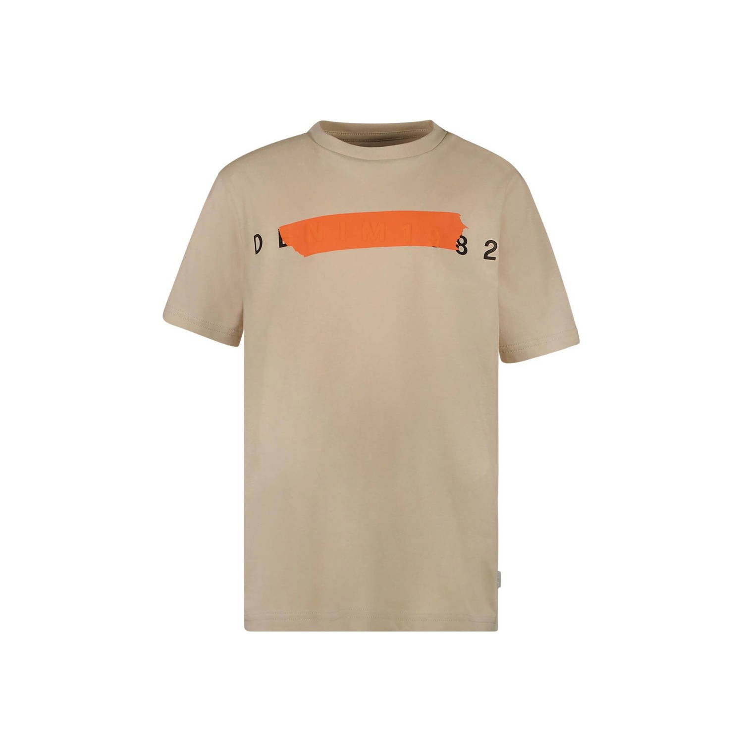Cars T-shirt PRAYS met printopdruk beige Jongens Katoen Ronde hals Printopdruk 152