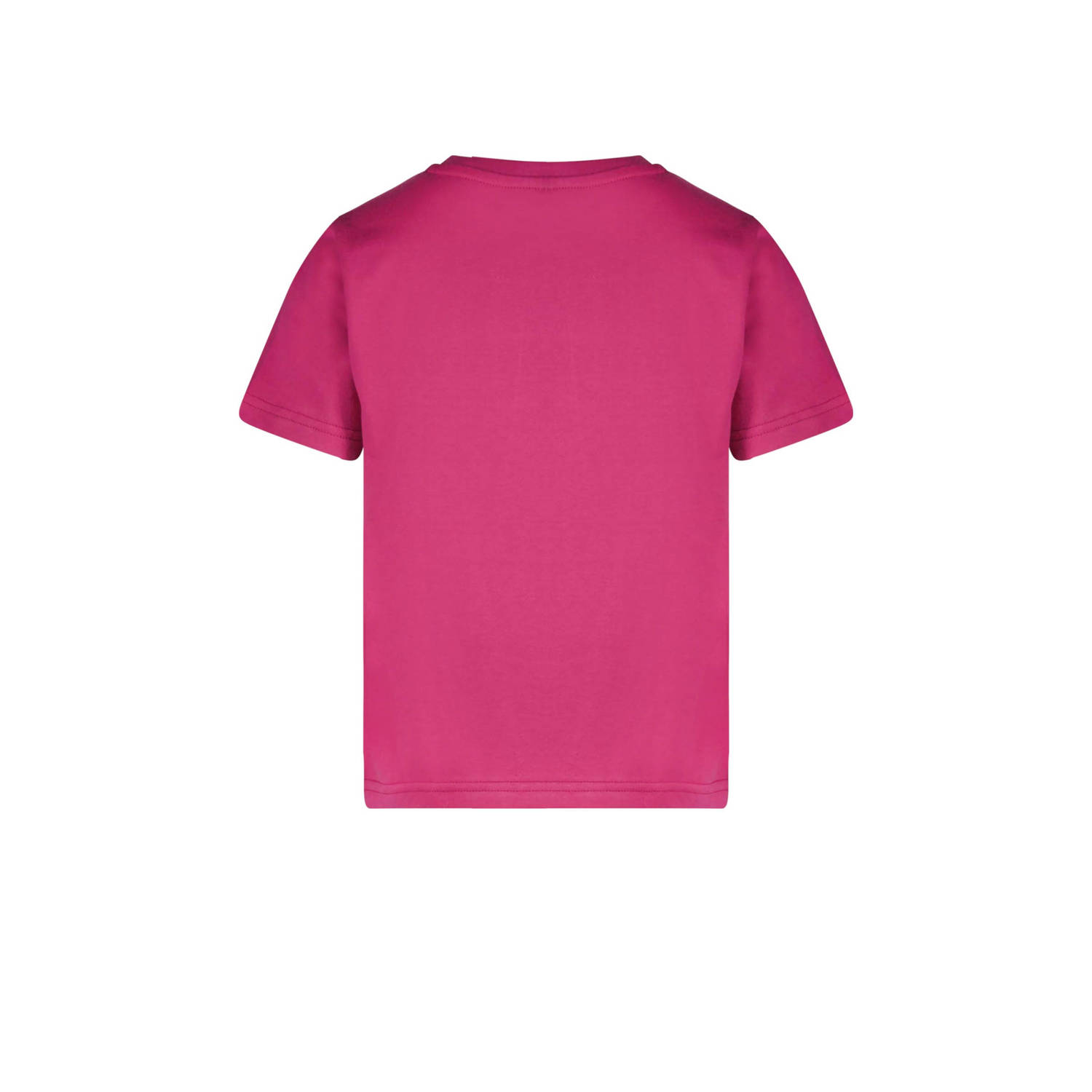 Cars T-shirt AINO met printopdruk fuchsia