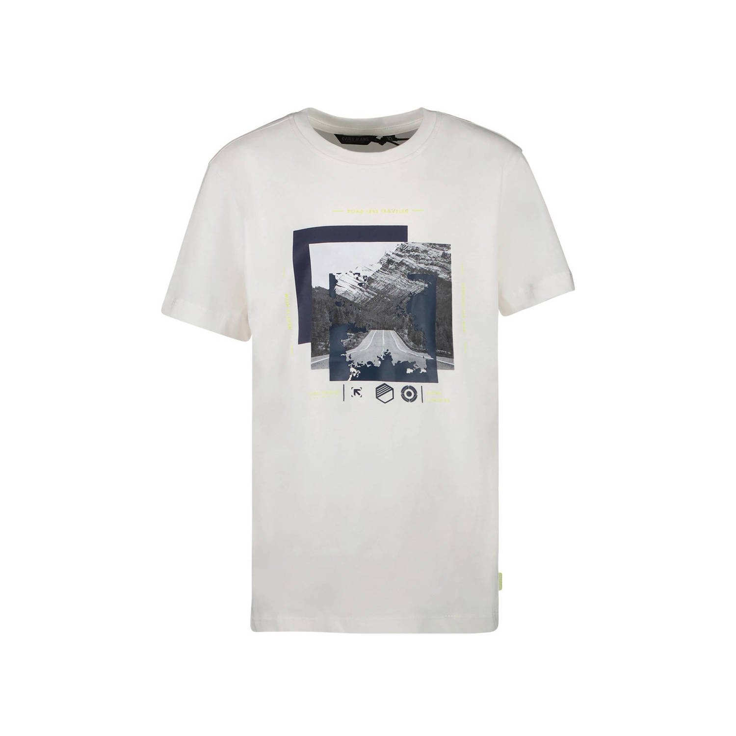 Cars T-shirt GRAMMY met printopdruk wit Jongens Katoen Ronde hals Printopdruk 176