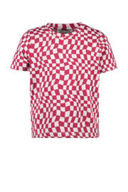 thumbnail: Roze meisjes Cars T-shirt van polyester met korte mouwen en ronde hals