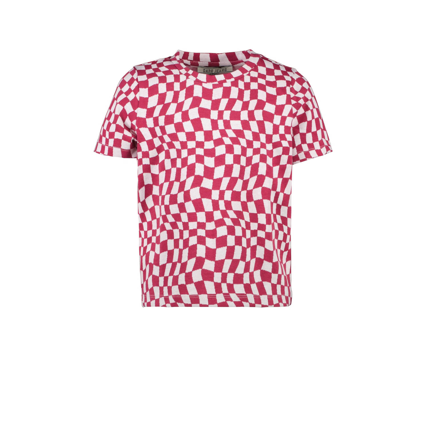 Cars T-shirt MEYA met all over print fuchsia Roze Meisjes Polyester Ronde hals 116